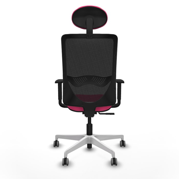 PIQUERAS Y CRESPO Silla de oficina Zulema con mecanismo Sincro, Rosa y Negro PIQUERAS Y CRESPO Silla de oficina Zulema con mecanismo Sincro, Rosa y Negro