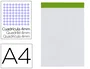 Liderpapel Bloc notas cuadro 4 mm A4 80 hojas