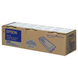 Epson Cartucho de Tóner Retornable Negro, Compatible con M2300D, M2400D, MX20DN, Rendimiento 3000 Páginas, 1 Pieza