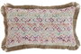 DKD Home Decor Cojín de Poliéster Multicolor con Flecos 50x30 cm