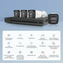 EZVIZ Kit de seguridad H3K PoE 4K con NVR de 8 canales y 2 TB de almacenamiento, Blanco