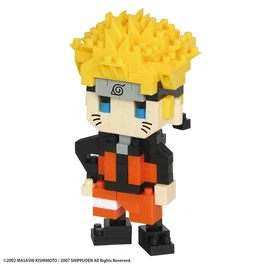 Bandai Naruto Uzumaki Figura Nanoblock NBCC_134 Anime Pixelado Coleccionable
