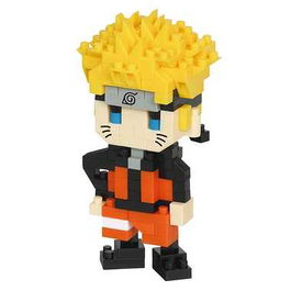 Bandai Nanoblock Figura NBCC_134 Naruto Uzumaki - Kit de Construcción de Microbloques, Más de 130 Piezas, Modelo Coleccionable