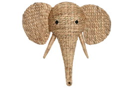 DKD Home Decor Decoración de Pared Jacinto de Agua Elefante
