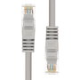 ProXtend Cable Ethernet CAT5e U/UTP Cobre PVC 15 Metros Gris, Reforzado con Alivio de Tensión y Latch a Prueba de Enredos