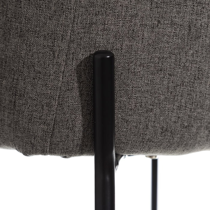 Silla Gris Tejido-Metal Moderno Salón 52,50 X 53 X 77 cm (Set de 2) Silla Gris Tejido-Metal Moderno Salón 52,50 X 53 X 77 cm (Set de 2)