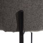 Silla Gris Tejido-Metal Moderno Salón 52,50 X 53 X 77 cm (Set de 2)