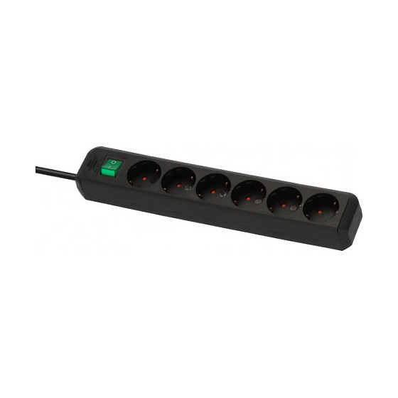 Brennenstuhl ECO-Line 6x 3m Schalter con 6 salidas AC