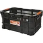 Tood TOO8019053051008 Cesta modular con asas, fácil transporte - 53x34x25 cm