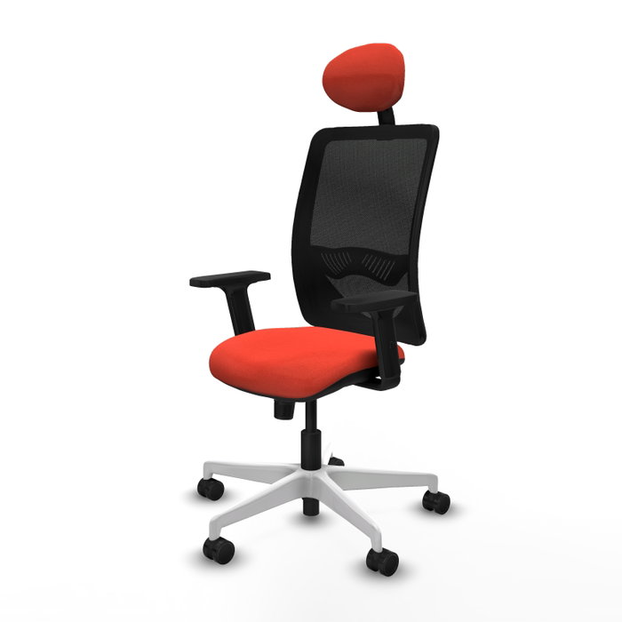 PIQUERAS Y CRESPO Silla de oficina Zulema Naranja oscuro y Negro PIQUERAS Y CRESPO Silla de oficina Zulema Naranja oscuro y Negro