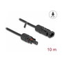 DeLOCK Cable Solar DL4 4 mm² Macho a Hembra 10 m Negro