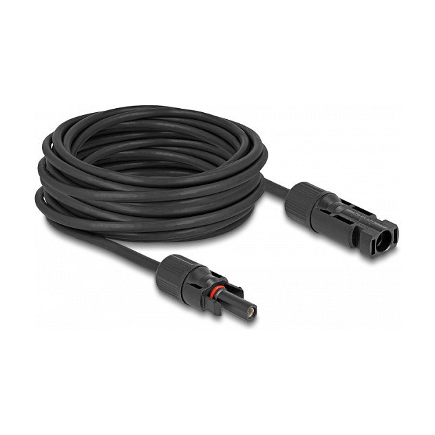 DeLOCK Cable Solar DL4 4 mm² Macho a Hembra 10 m Negro DeLOCK Cable Solar DL4 4 mm² Macho a Hembra 10 m Negro