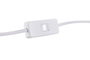 DKD Home Decor Lámpara de Sobremesa Urban (2 Unidades) - Blanco Beige, Porcelana y Lino, 45 x 72.5 x 45 cm, Tipo E27