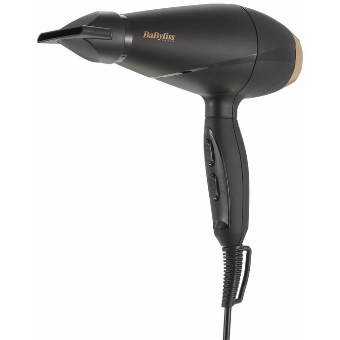 Babyliss 6704e secador negro, oro 2000 w