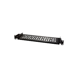 LogiLink SF1C25B Bandeja para Rack de 19" 1U, Profundidad 150mm, Carga Máx. 25 Kg, Negro