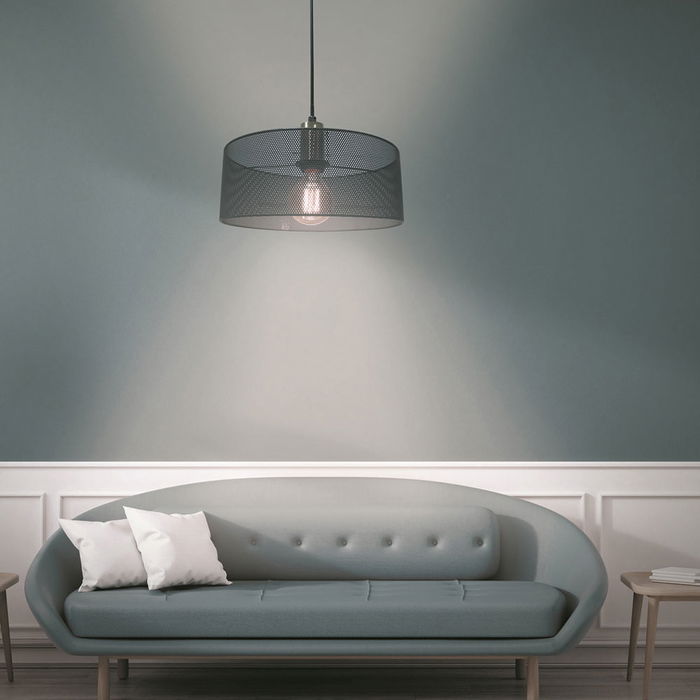 Home Deco Light Lámpara Colgante Bistrot Indus Diámetro 30 cm Altura 12 cm