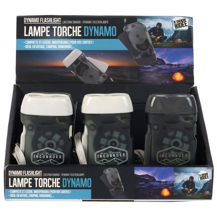 Je cherche une Idee Linterna Dinamo de Manivela Recargable
