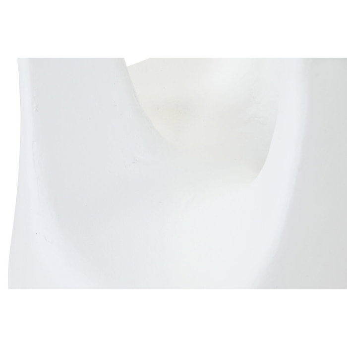 DKD Home Decor Mesita Auxiliar Magnesia Blanco