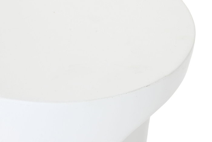 DKD Home Decor Mesita Auxiliar Moderno Blanco 35.5 x 51 x 35.5 cm