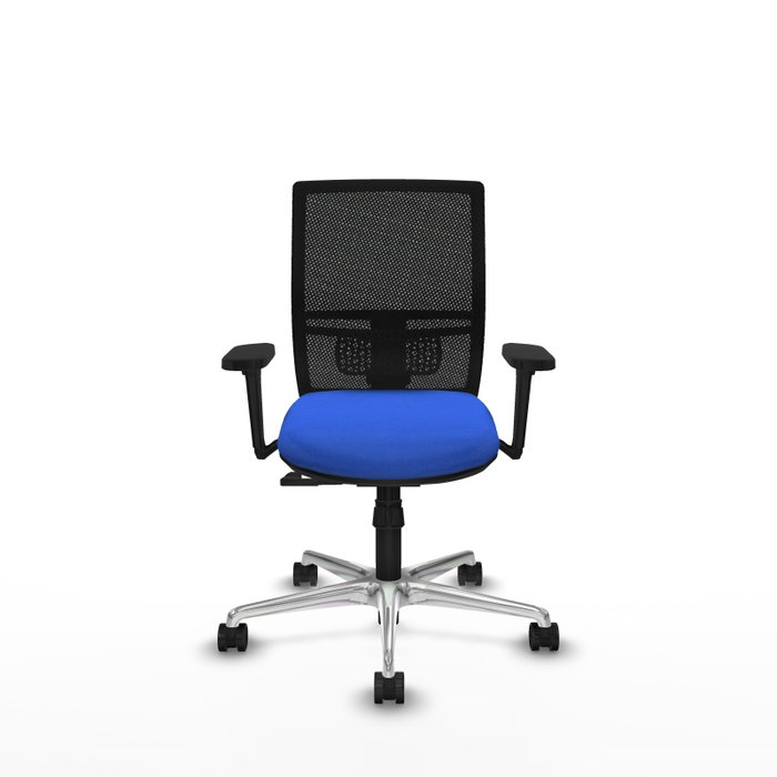 PIQUERAS Y CRESPO Silla de oficina Yunquera con mecanismo Sincro, Azul y Negro PIQUERAS Y CRESPO Silla de oficina Yunquera con mecanismo Sincro, Azul y Negro