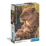 Clementoni Puzzle Compacto de 500 Piezas - Amor Felino - CLE8005125356201