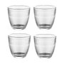 Duralex Set de 4 Vasos Gigogne de 160cc Transparente