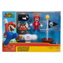JAKKS PACIFIC Set Diorama Nube Super Mario Nintendo Figura 6cm