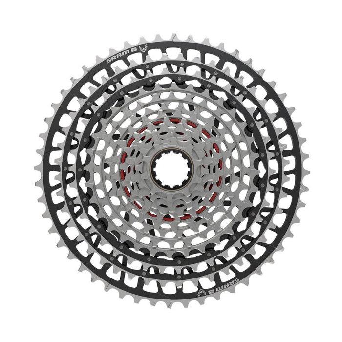 Sram Cassette XS1299 T 12 velocidades 10-52 dientes X-Dome Acero/Aluminio Trasera Sram Cassette XS1299 T 12 velocidades 10-52 dientes X-Dome Acero/Aluminio Trasera