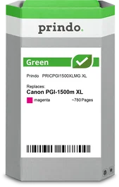 Prindo Green XL Magenta Cartucho de Tinta compatible con Canon PGI-1500m XL
