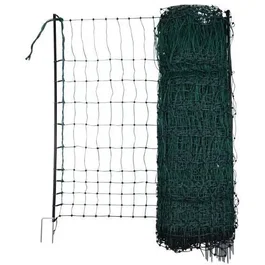 Kerbl Red Eléctrica para Aves de Corral KER4018653992661 - 25 m - 106 cm - Doble Punta - Verde