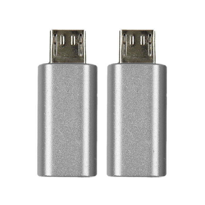 Be Mix Juego de 2 Adaptadores Micro USB (iPhone y USB-C) para convertir cables