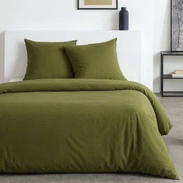 Today Essential Efecto Lavado Verde Juego de Cama 2 Personas 220 x 240 cm HOY