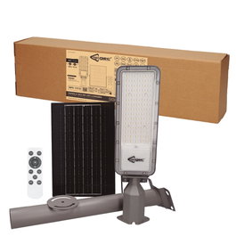 Pro_Line Farola solar LED Longbia 6W 4000K IP65 Pro Line Gris