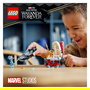 LEGO Marvel Avengers Sala del Trono del Rey Namor, Juego de Construcción, 355 Piezas, 7+ Años
