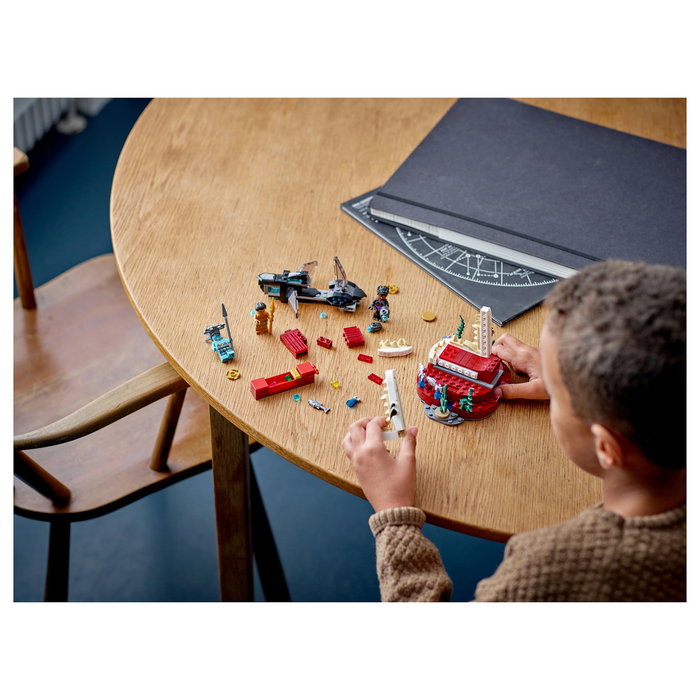 LEGO Marvel Avengers Sala del Trono del Rey Namor, Juego de Construcción, 355 Piezas, 7+ Años