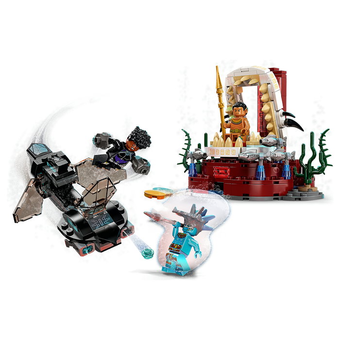 LEGO Marvel Avengers Sala del Trono del Rey Namor, Juego de Construcción, 355 Piezas, 7+ Años