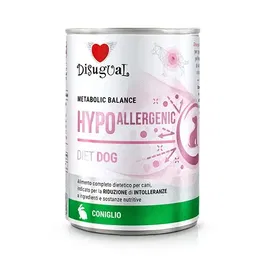 Disugual Diet Dog Alimento Hipoalergénico para Perros Sabor Conejo 6 Latas x 400 gr