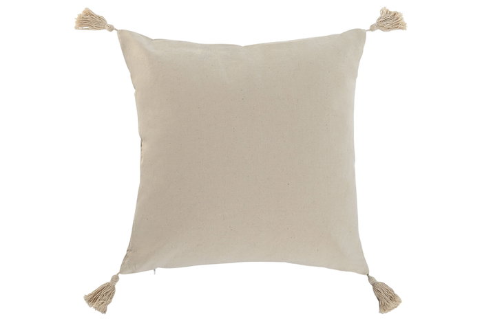 DKD Home Decor Cojín de Poliéster y Algodón Crudo 45x8x45 cm DKD Home Decor Cojín de Poliéster y Algodón Crudo 45x8x45 cm