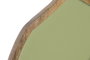DKD Home Decor Bandeja de Mango Lacada Beige y Verde Set de 2