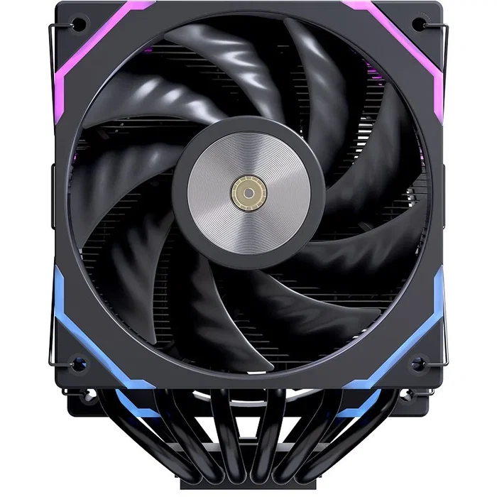 Einarex Ventus V300 Ventilador de CPU Doble RGB 120mm Negro