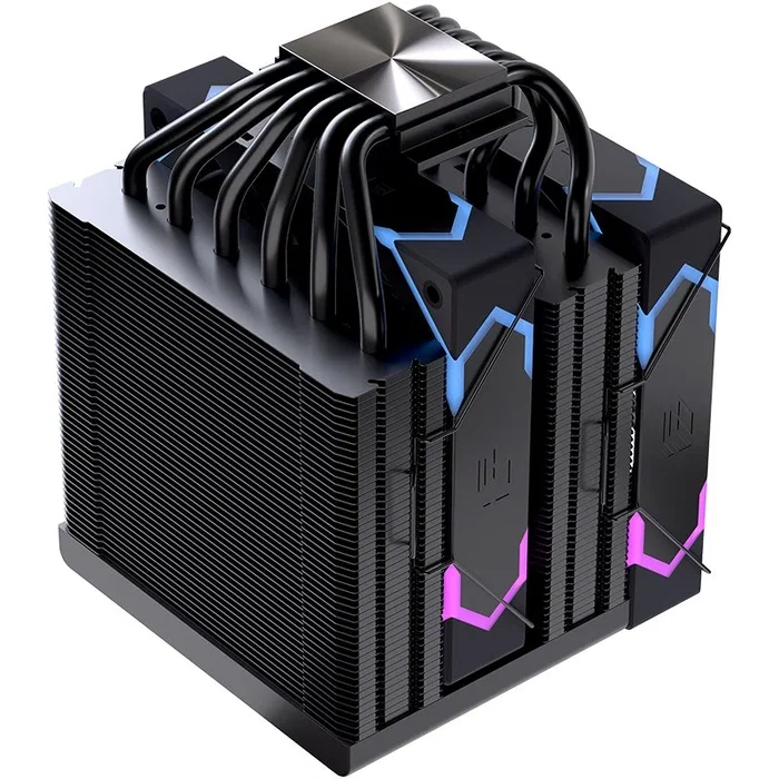 Einarex Ventus V300 Ventilador de CPU Doble RGB 120mm Negro
