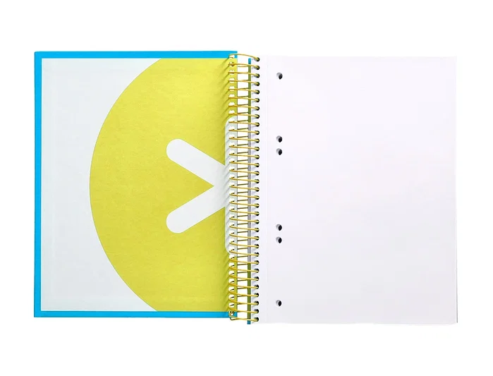 Antartik Cuaderno espiral A5 tapa forrada azul 120h 90g liso con bandas Antartik Cuaderno espiral A5 tapa forrada azul 120h 90g liso con bandas