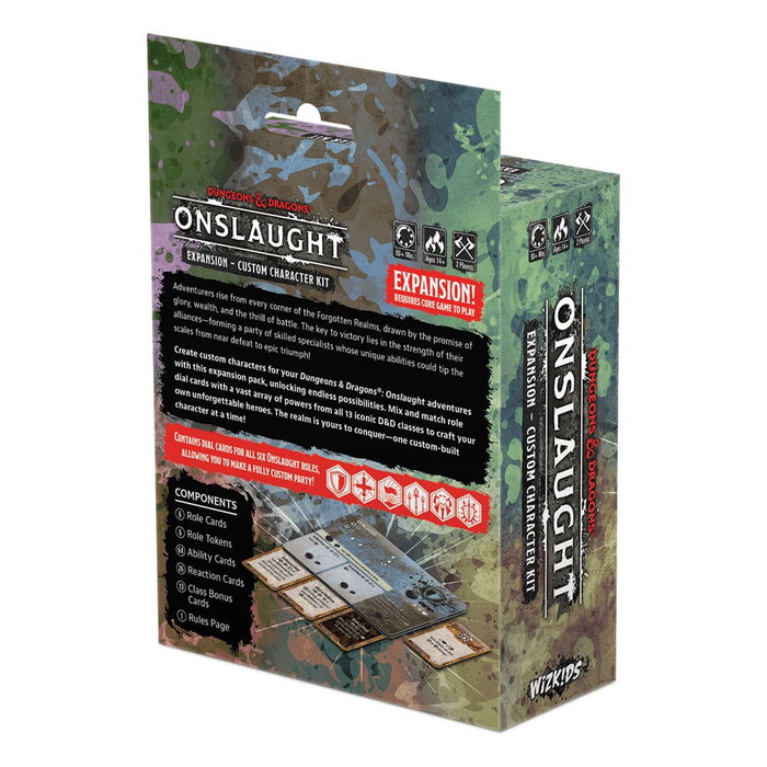 Wizkids Dungeons & Dragons Onslaught Custom Character Kit Expansion Edición Inglés