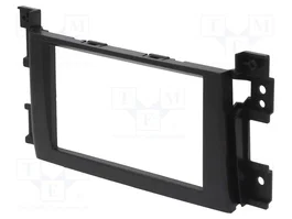 ACV Bastidor de montaje de radio 2 DIN para Suzuki Grand Vitara, Negro