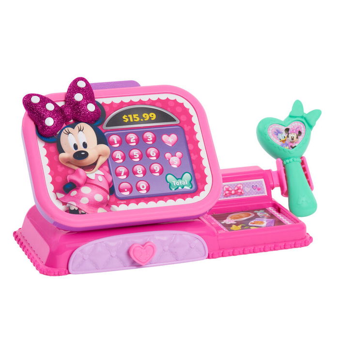 JUST PLAY Caja Registradora Minnie Disney Juguete para Niños +3 Años con Sonidos y Accesorios