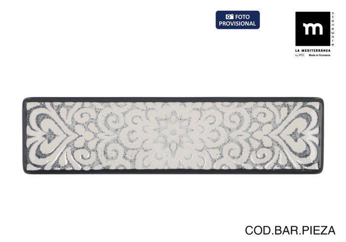 La Mediterranea Fuente Rectangular Azurill Elite Brillo 30x8x2 cm La Mediterranea Fuente Rectangular Azurill Elite Brillo 30x8x2 cm