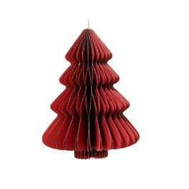 Decoris Árbol de papel rojo ø30 x 40 cm