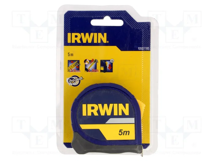 IRWIN Flexómetro de 5 m con 19 mm de anchura IRWIN Flexómetro de 5 m con 19 mm de anchura