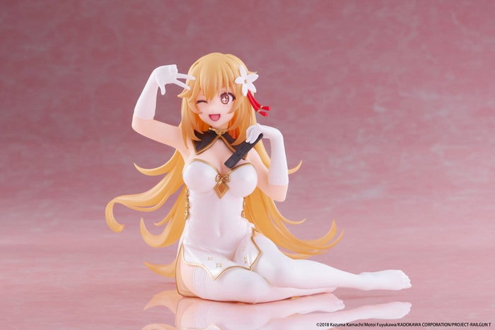 A Certain Scientific Railgun Estatua PVC Desktop Cute Figure Misaki Shokuho Chinese Dress Ver. 13 cm