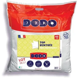 Dodo Juego de 2 Almohadas Suaves 60 x 60 cm
